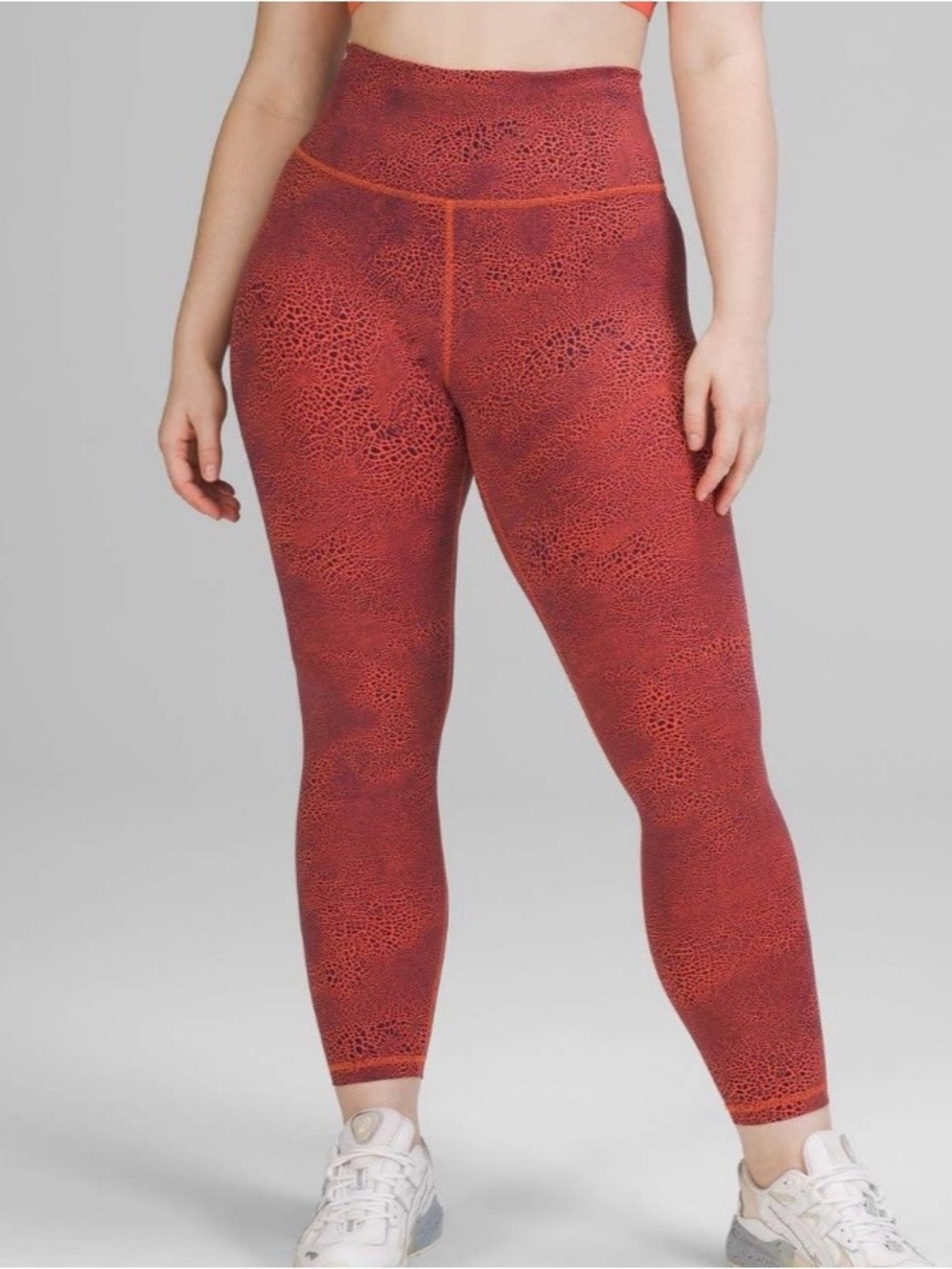 Lululemon Wunder Train High-Rise Tight 25” Crackle Glaze Vintage